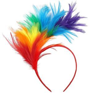 1920s Fascinator Women Feather Headband Headpiece For Cocktail Wedding 6961
